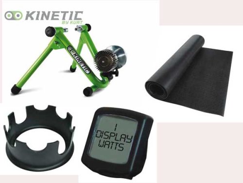 New 2009 Green Kurt Kinetic Road Machine with Riser Ring, Power Computer & Floor Mat Package
